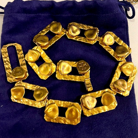 Tory Burch Jewelry - Tory Burch Brutalist Link Necklace New Without Tags